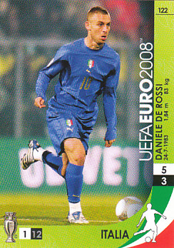 Daniele De Rossi Italy Panini Euro 2008 Card Game #122